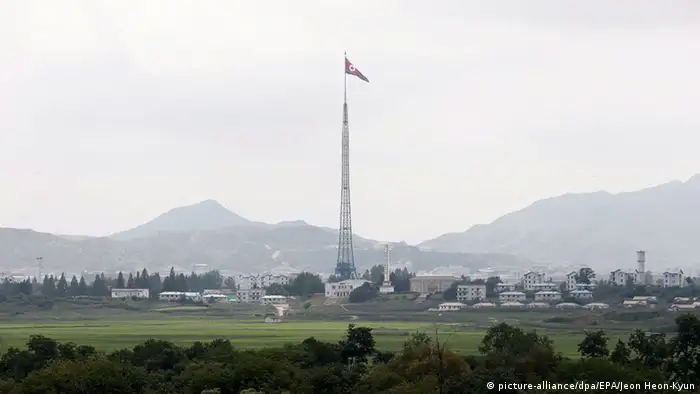 Grenze zwischen Nordkorea und Südkorea Panmunjom