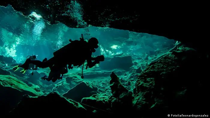 Bildergalerie Extreme Sportarten Cave Diving