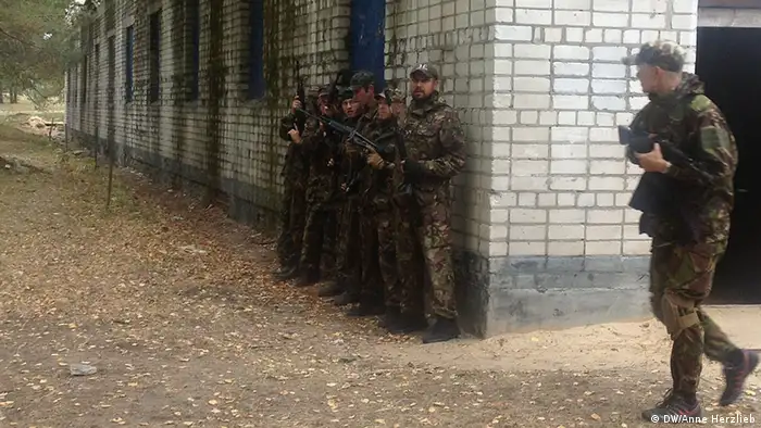 Ukraine-Konflikt Freiwilligen Bataillon Kämpfer