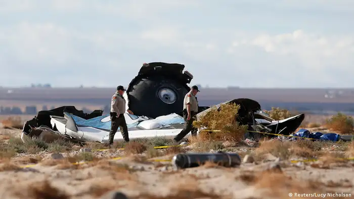 Virgin Galactic SpaceShipTwo Untersuchung des Absturzes 01.11.2014
