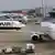 Ryanair planes parked at Frankfurt airport