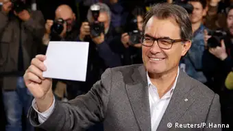 Katalonien Unabhängigkeit Abstimmung Artur Mas 9. Nov. 2014