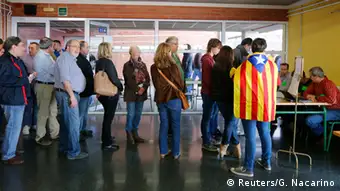 Katalonien Unabhängigkeit Abstimmung Barcelona 9. Nov. 2014