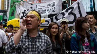 Hongkong Protestmarsch 09.11.2014
