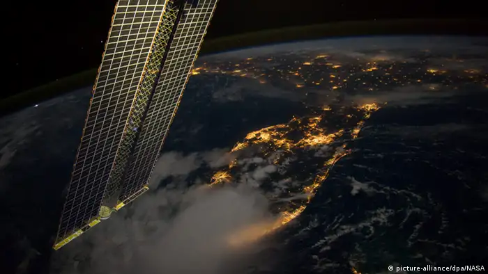 ISS Blick auf die Erde