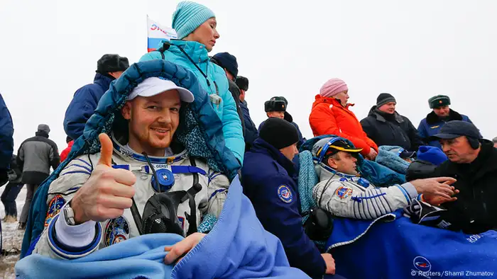 Alexander Gerst Maxim Surayev ISS Landung Kasachstan
