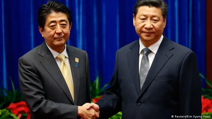 APEC Gipfel China 2014 Xi Jinping Shinzo Abe