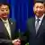 دیدار نخست‌وزیر ژاپن (چپ) و رئیس جمهوری چین، در آستانه نشست آپک