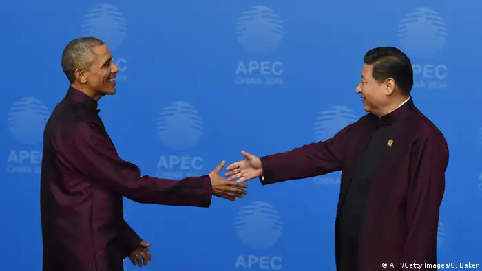 Obama bei Xi 10.11.2014 APEC Gipfel