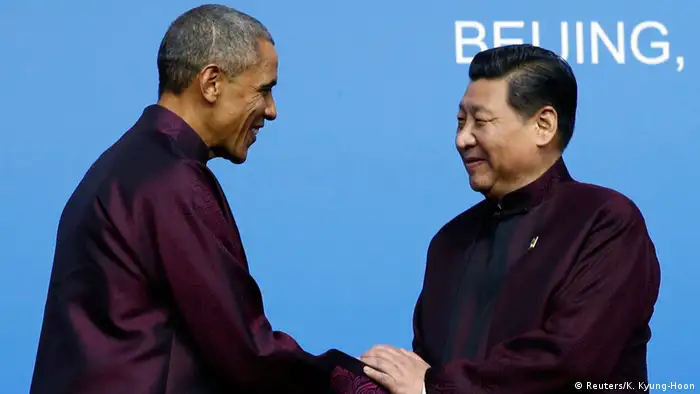 Obama mit Xi 10.11.2014 APEC Gipfel