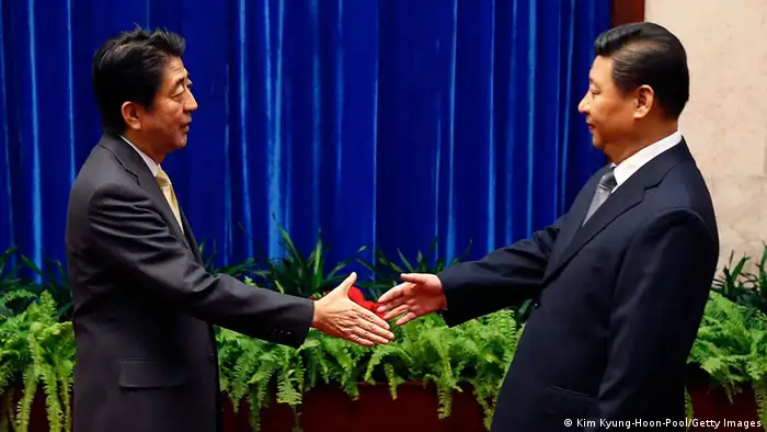 APEC Gipfel China 2014 Xi Jinping Shinzo Abe