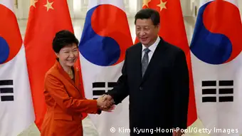APEC Gipfel Jinping Geun-hye 10.11.2014 Peking