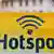 Wi-Fi hotspot sign