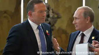 Tony Abbott und Vladimir Putin