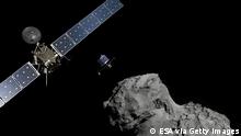 Робот Philae начал движение в направлении кометы Чурюмова-Герасименко