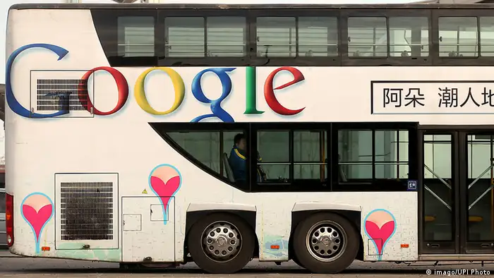 China Google Bus in Peking