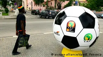 Werbeball für den Afrika-Cup 2010