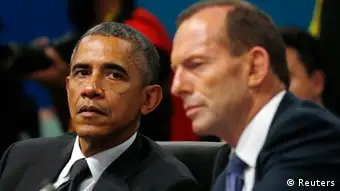 G20 Gipfel Barack Obama und Tony Abbot 15.11.2014
