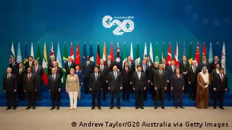 G20-Gipfel in Brisbane Familienfoto 15.11.2014
