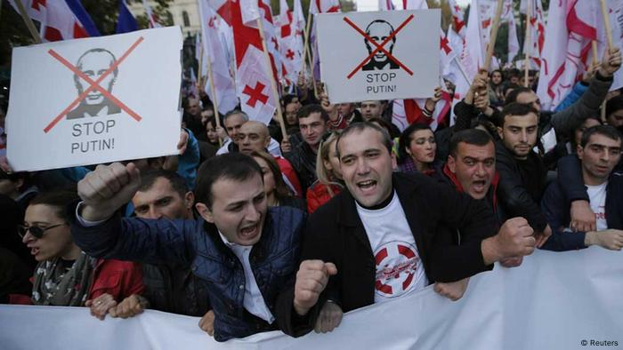 Zehntausende Georgier Protestieren Gegen Putin | DW Deutsch Lernen