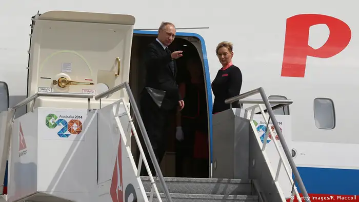 G20 Brisbane Wladimir Putin Abreise 16.11.2014