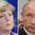 Angela Merkel und Wladimir Putin Kombobild
