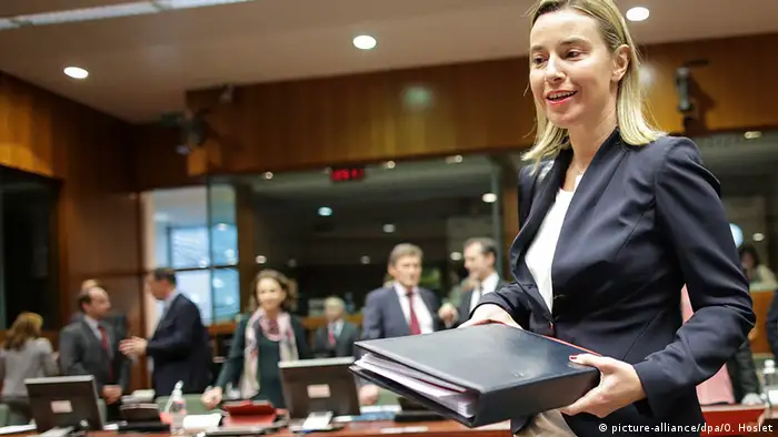 Belgien EU Außenministertreffen in Brüssel Federica Mogherini