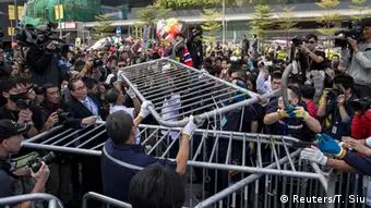 Räumung eines Protestlagers in Hongkong 18.11.2014