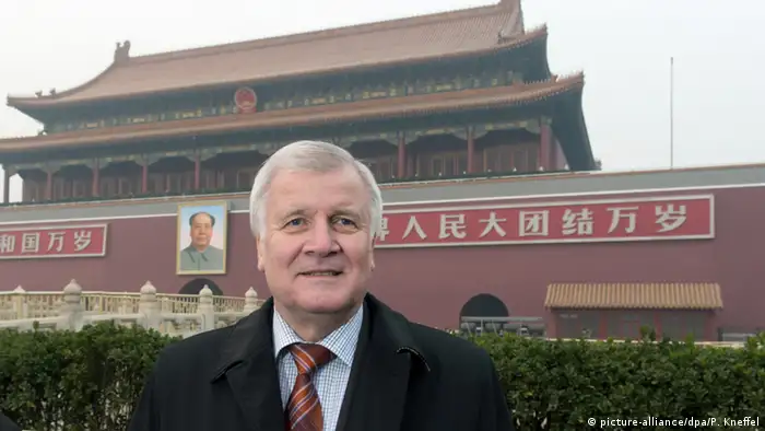 Horst Seehofer in Peking 19.11.2014