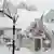 Eingeschneites Haus bei Buffalo (Foto: dpa)