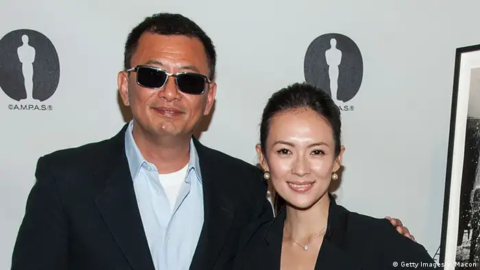 Wong Kar-Wai mit Zhang Ziyi Archiv Juli 2014 Beverly Hills