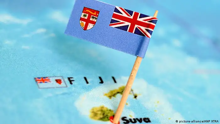 Landesflagge Fidschi Symbolfoto
