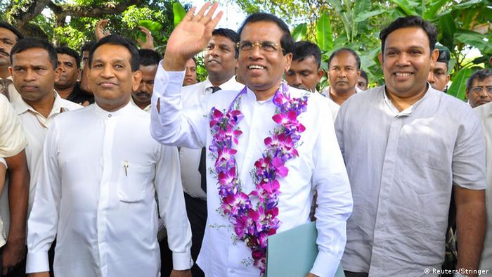 Sri Lanka Gesundheitsminister Mithripala Sirisena 21.11.2014