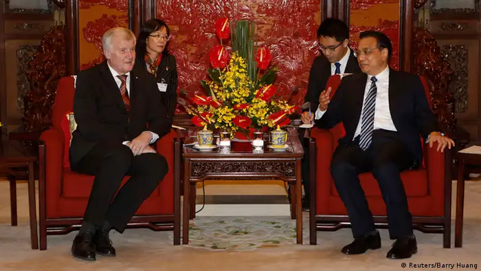 Horst Seehofer & Li Keqiang in Peking 24.11.2014