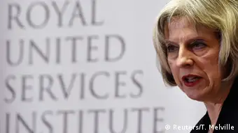 Großbritannien erhöhte Terrorgefahr Rede Theresa May 24.11.2014