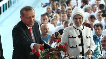 Türkei Recep Tayyip Erdogan mit Frau Emine