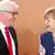 Deutschland Bundeskanzlerin Angela Merkel und Außenminister Frank-Walter Steinmeier