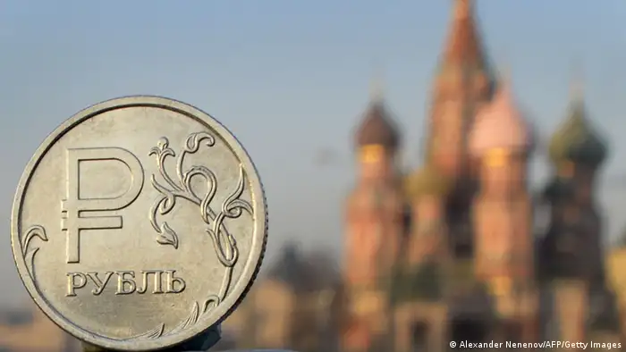 Symbolbild Russland Wirtschaft Rezession Rubel Sanktionen