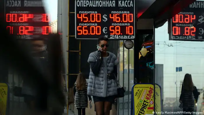 Symbolbild Russland Wirtschaft Rezession Rubel Sanktionen