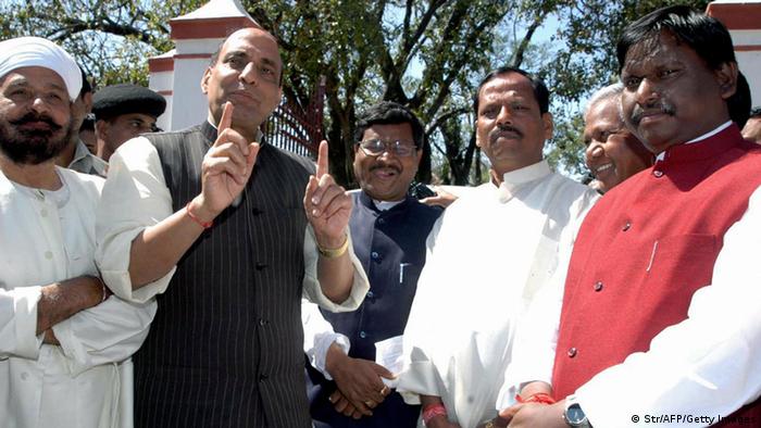 Führer der nationalistischen Partei Bharatiya Janata Party - Indien ARCHIV 2005 (Str/AFP/Getty Images)