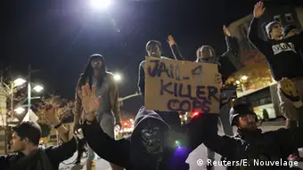 Proteste gegen den Ferguson Urteil in Emeryville 26.11.2014