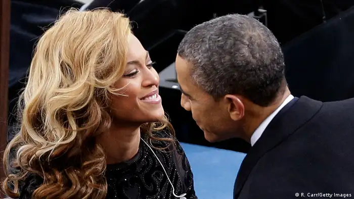Präsident Barack Obama und Sängerin Beyonce in Washington