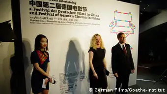 Deutscher Botschafter Michael Claus auf dem deutschen Filmfestival in China