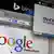 Die Webseiten von Google, Yahoo, bing und Ask auf einem Bildschirm (Foto: dpa)