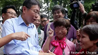 Ko Wen-je Bürgermeister Kandidat für Taipei