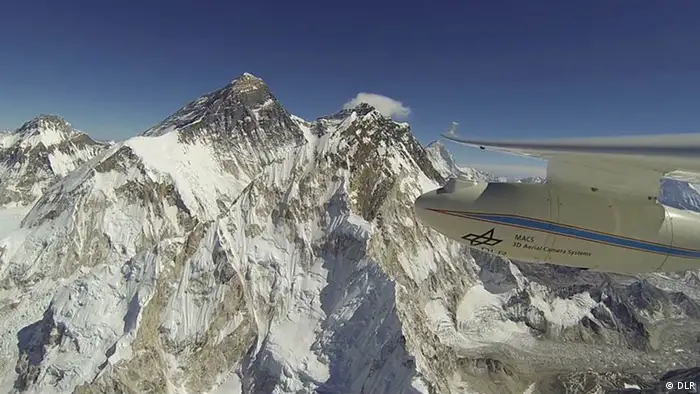 Aufnahmen für 3D-Modell des Himalayas
