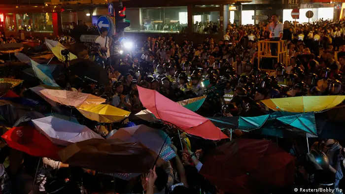Hongkong Protest und Zusammenstöße 28.11.2014