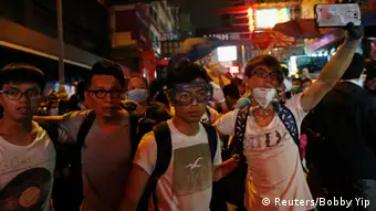 Hongkong Protest und Zusammenstöße 28.11.2014