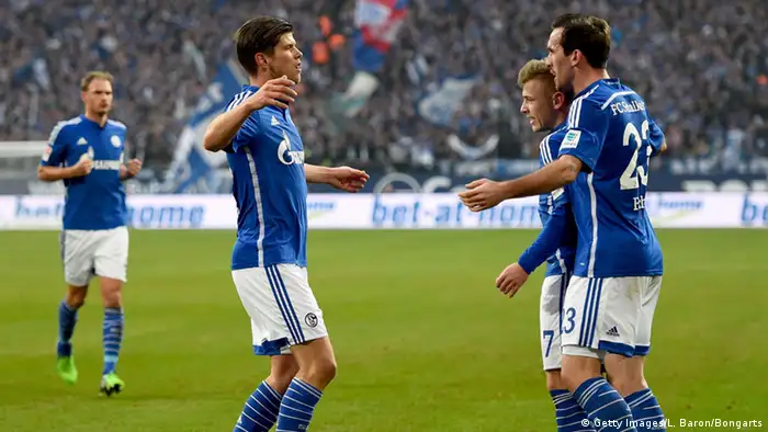 Fußballbundesliga 13. Spieltag Schalke vs Mainz Tor