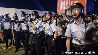 Hongkong Protest und Zusammenstöße 30.11. 2014